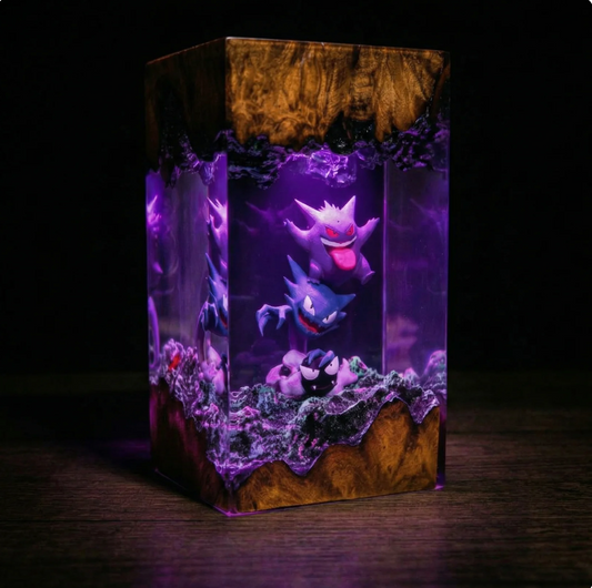 Gengar Resin Lamp